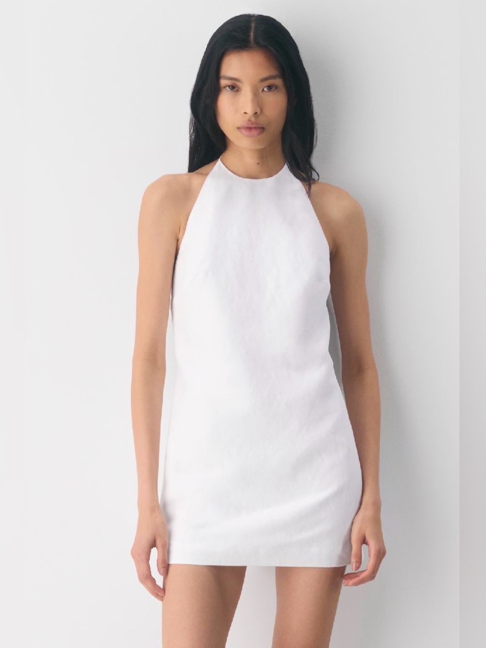 Aritzia Wilfred Stillwater Halter Dress, 12, Admiral